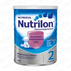 Фото для Смесь Nutricia Nutrilon гипоаллергенная 2 800г с 6мес БЗМЖ