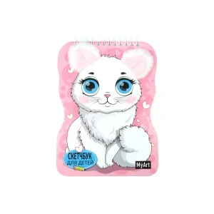 Фото для Скетчбук с мягкими ушками Кошечка