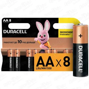 Батарейки Duracell AA 8 шт