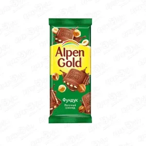 Фото для Шоколад Alpen Gold Дробленный фундук 85г