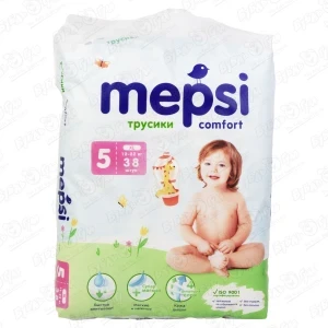 Фото для Подгузники-трусики Mepsi XL 12-22кг 38шт