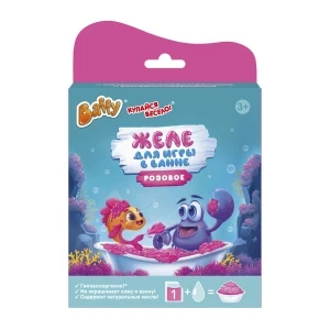 Фото для Набор для ванны Baffy желе-соль розовый с 3лет