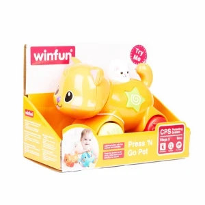 Фото для Игрушка Winfun Котик музыкальная на колесиках