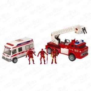 Фото для Набор игровой Lanson Toys Пожарный автотранспорт 2машины