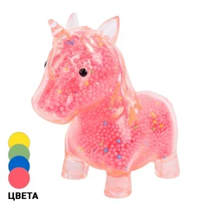 Фото для Игрушка-антистресс Единорог с разноцветными шариками с 3лет
