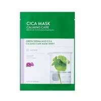Green Derma Mild Cica Calming Care/Тканевая маска с центеллой