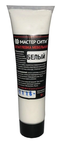 Фото для Шпатлевка мебельная белый