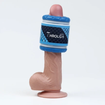 Фото для Мастурбатор-стоппер Through SOFT, силикон, синий