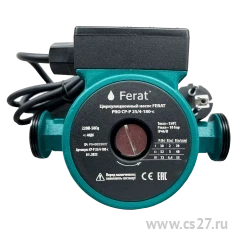 Фото для Циркуляционный насос FERAT PRO CP-P 25/4-180-c (с каб. и с гайками)