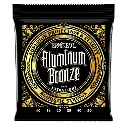 Фото для Струны для акустической гитары Ernie Ball 2570 Aluminum Bronze 10-50, Ernie Ball (Эрни Бол)