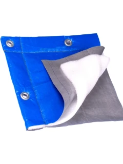 Полог тарпаулиновый 180 гр. утепленный 2,5*2,5 м (Тарпаулин+Изолон)