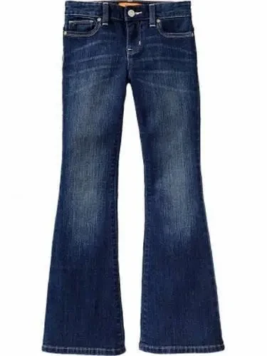 Фото для Расклешенные джинсы из хлопкового микса