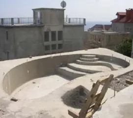 Строительство бетонного бассейна